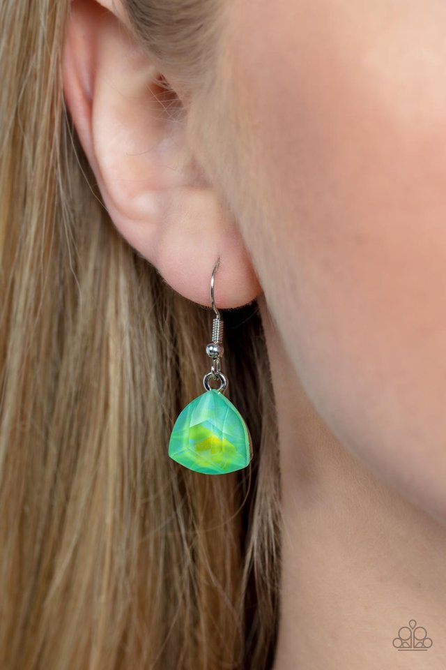 Dreamy Drama - Green - Paparazzi Necklace Image