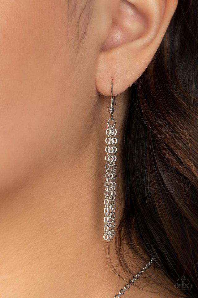 Opalescent Oblivion - Blue - Paparazzi Necklace Image