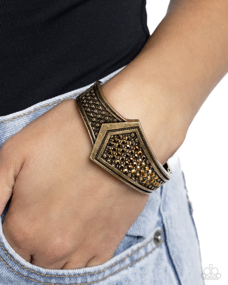Order of the Arrow - Brass - Paparazzi Bracelet Image