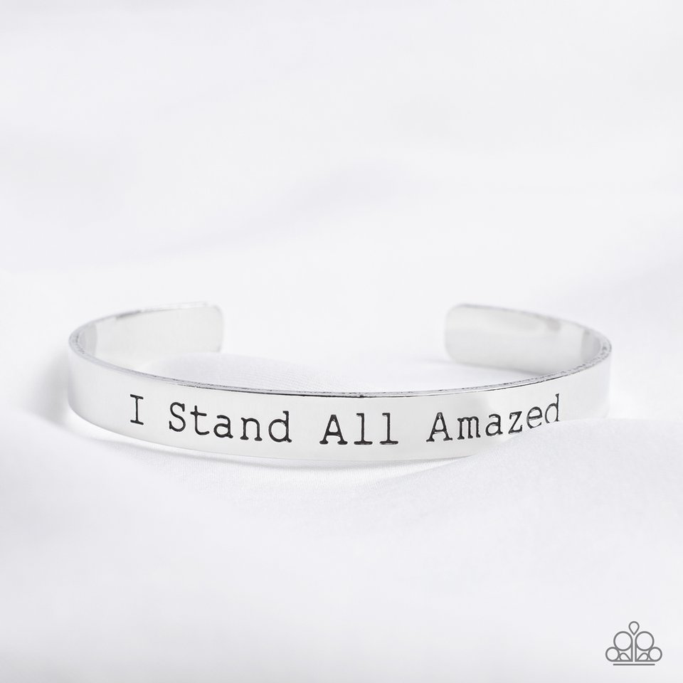 I Stand All Amazed - Silver - Paparazzi Bracelet Image