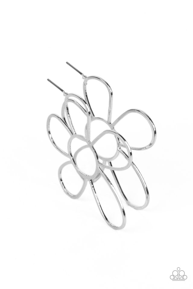 Rustic Rarity - Silver - Paparazzi Earring Image