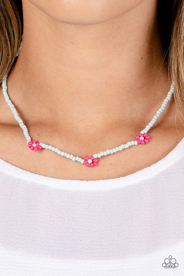 Bewitching Beading - Pink - Paparazzi Necklace Image
