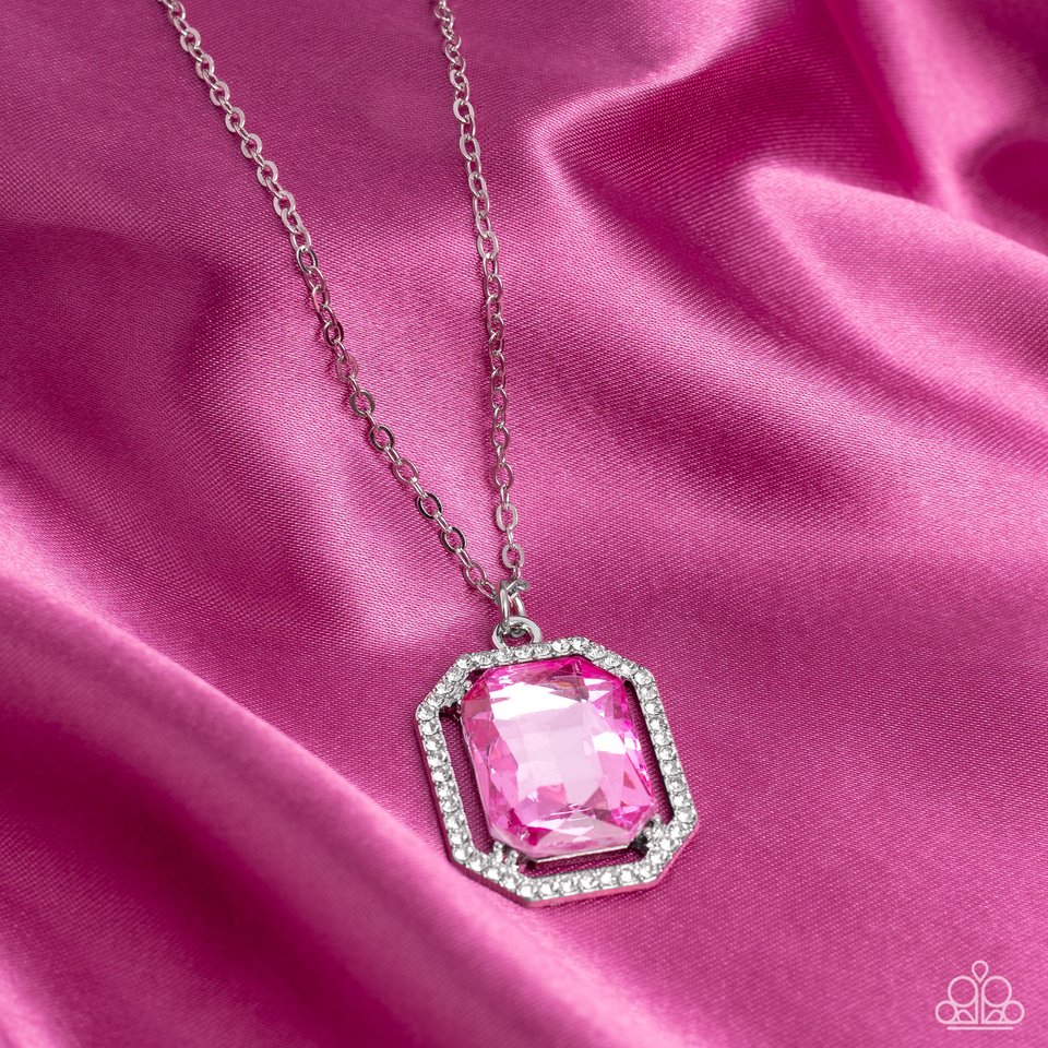 Galloping Gala - Pink - Paparazzi Necklace Image