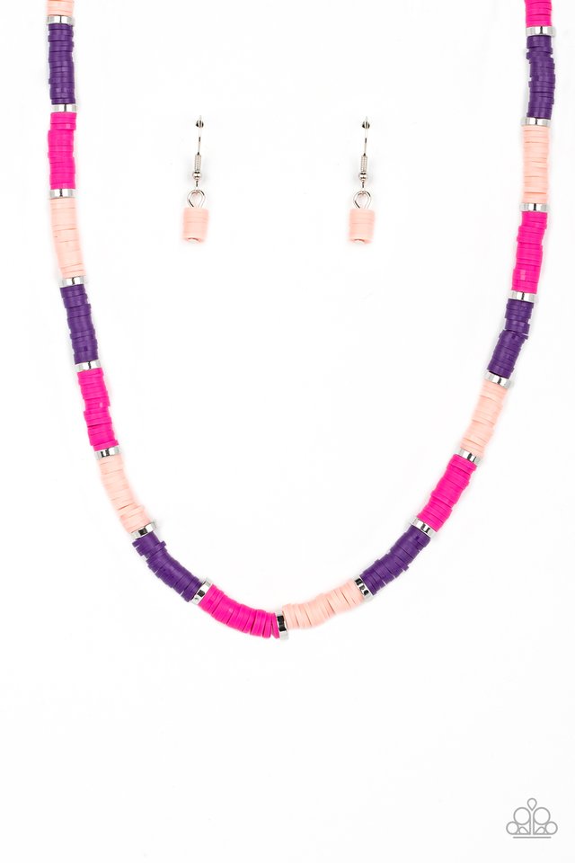 Rainbow Road - Pink - Paparazzi Necklace Image