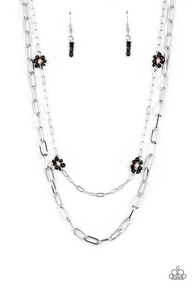 Bold Buds - Black - Paparazzi Necklace Image