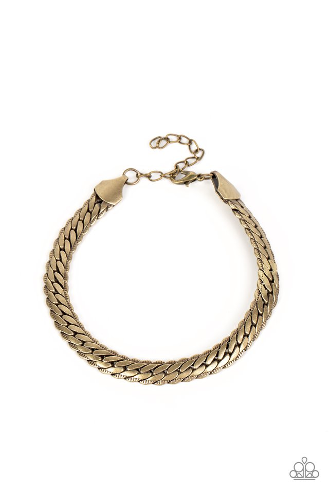 Cargo Couture - Brass - Paparazzi Bracelet Image