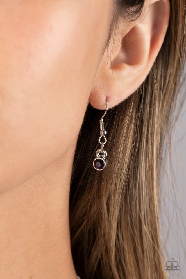Swanky Shimmer - Purple - Paparazzi Necklace Image