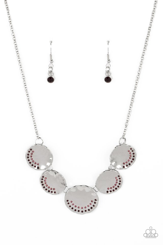 Swanky Shimmer - Purple - Paparazzi Necklace Image