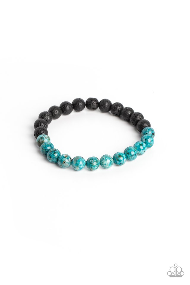 LAVA Language - Blue - Paparazzi Bracelet Image