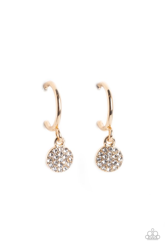 Bodacious Ballroom - Gold - Paparazzi Earring Image