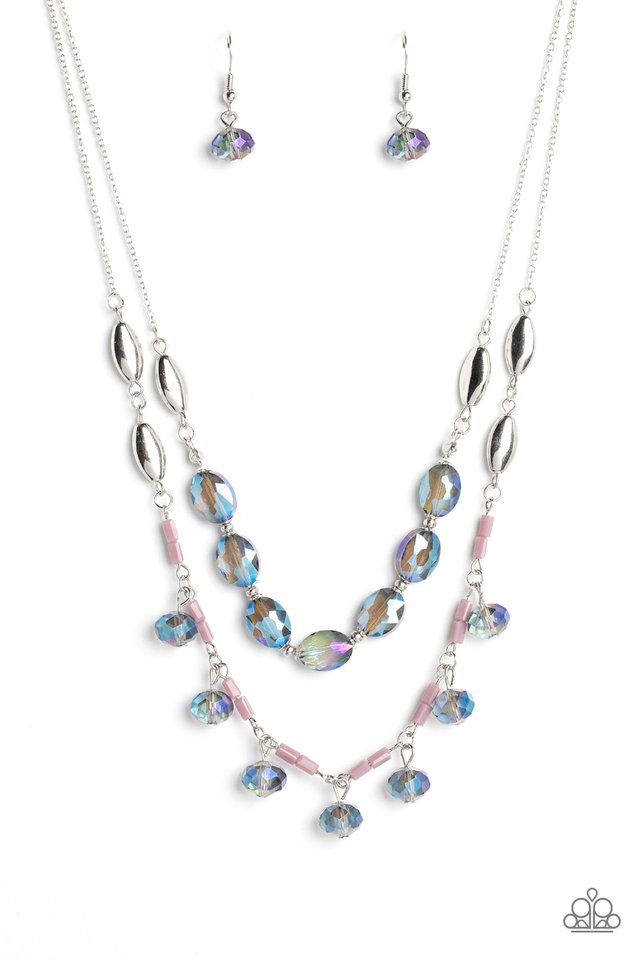 Sheen Season - Blue - Paparazzi Necklace Image