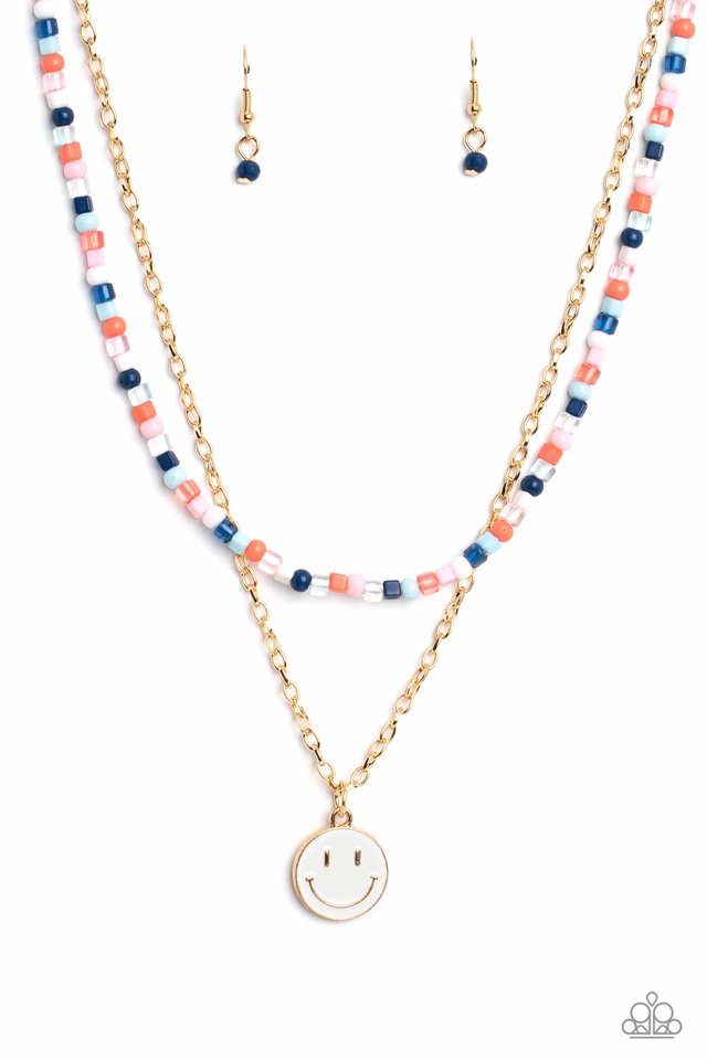 High School Reunion - Blue - Paparazzi Necklace Image