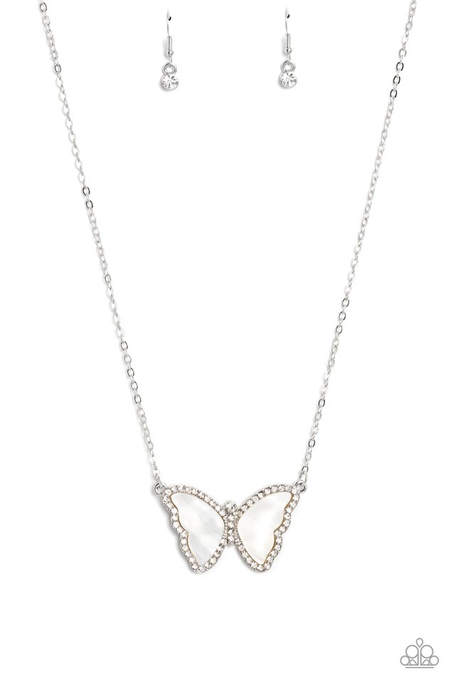SHELL-bound - White - Paparazzi Necklace Image