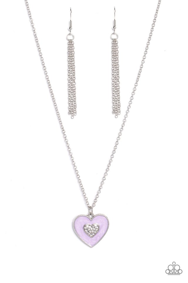 So This Is Love - Purple - Paparazzi Necklace Image