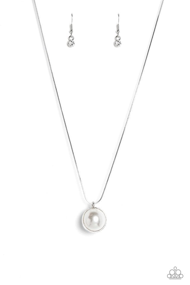 Haute Hybrid - White - Paparazzi Necklace Image