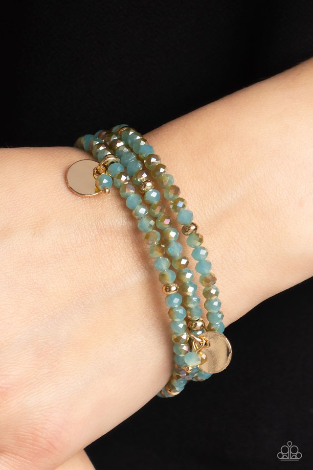 Illusive Infinity - Blue - Paparazzi Bracelet Image
