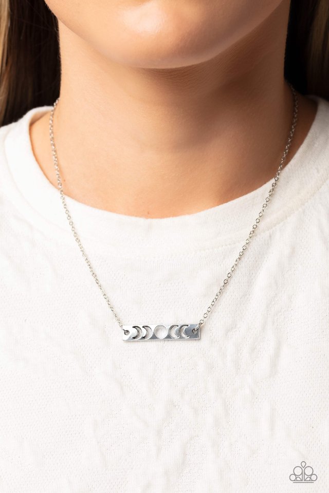 LUNAR or Later - Silver - Paparazzi Necklace Image