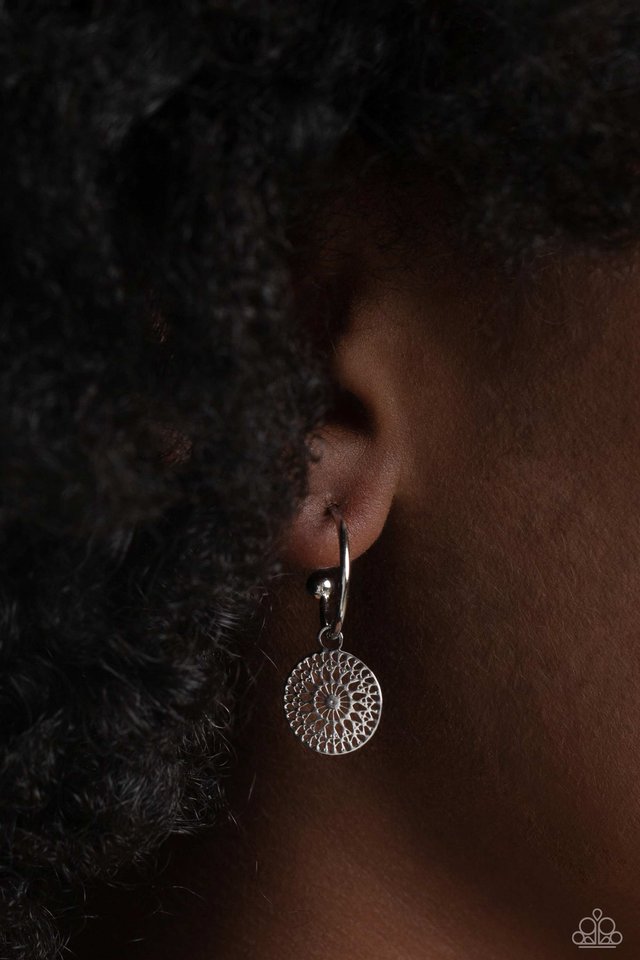 Mandala Maiden - Silver - Paparazzi Earring Image