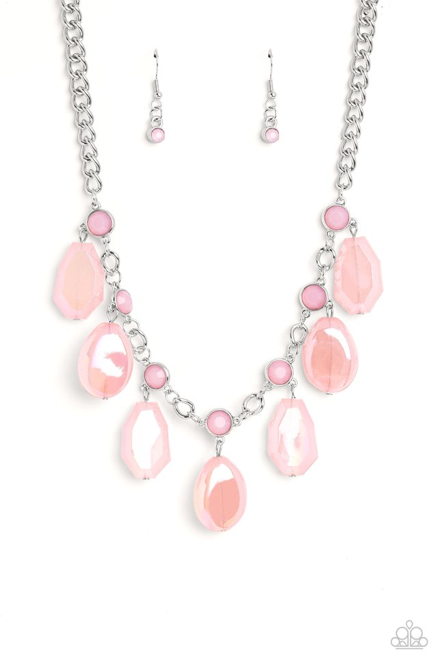 Maldives Mural - Pink - Paparazzi Necklace Image