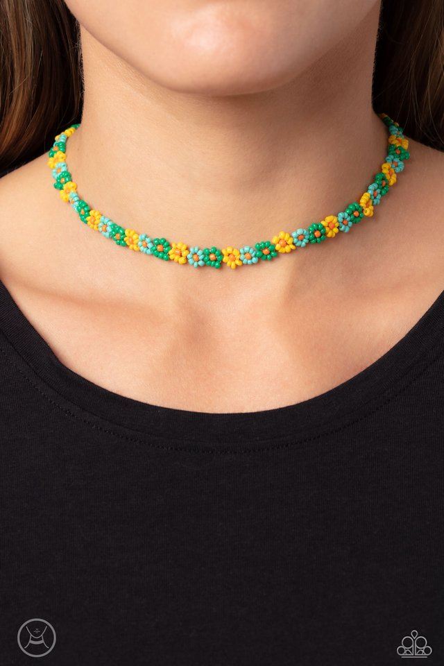 SEED Limit - Green - Paparazzi Necklace Image