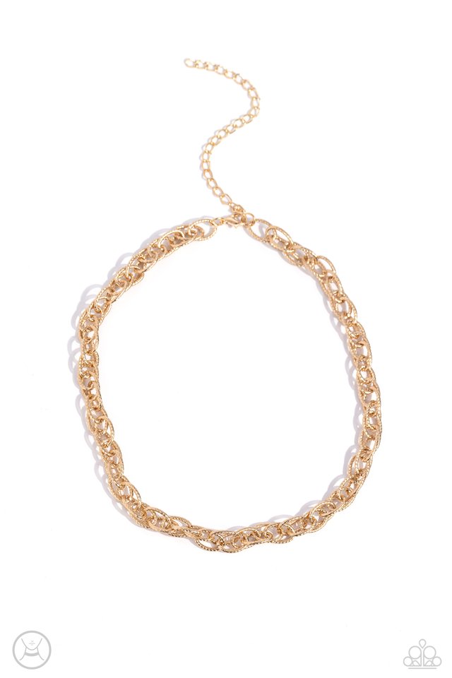 If I Only Had a CHAIN - Gold - Paparazzi Necklace Image