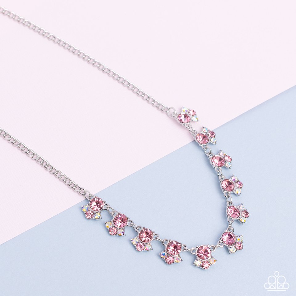 Tabloid Treasure - Pink - Paparazzi Necklace Image
