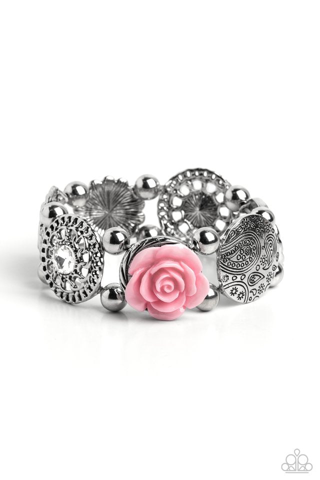 Optimistic Oasis - Pink - Paparazzi Bracelet Image