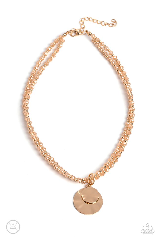 Compacted Cosmos - Brown - Paparazzi Necklace Image