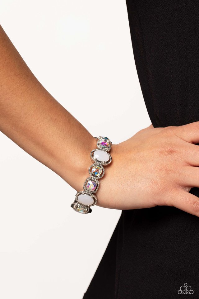 Fashion Fairy Tale - White - Paparazzi Bracelet Image
