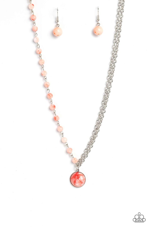 Local Legend - Orange - Paparazzi Necklace Image