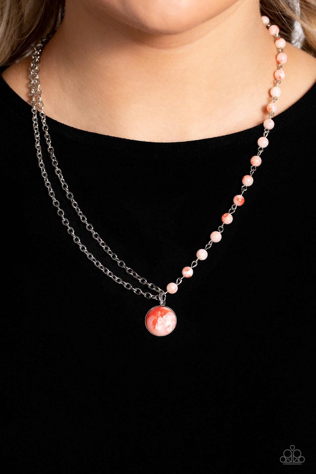Local Legend - Orange - Paparazzi Necklace Image
