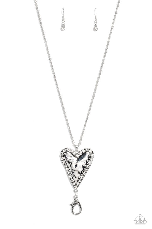 Radiant Romeo - White - Paparazzi Necklace Image