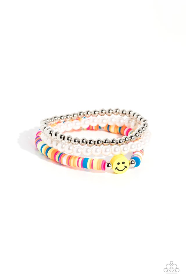 Run a SMILE - Multi - Paparazzi Bracelet Image
