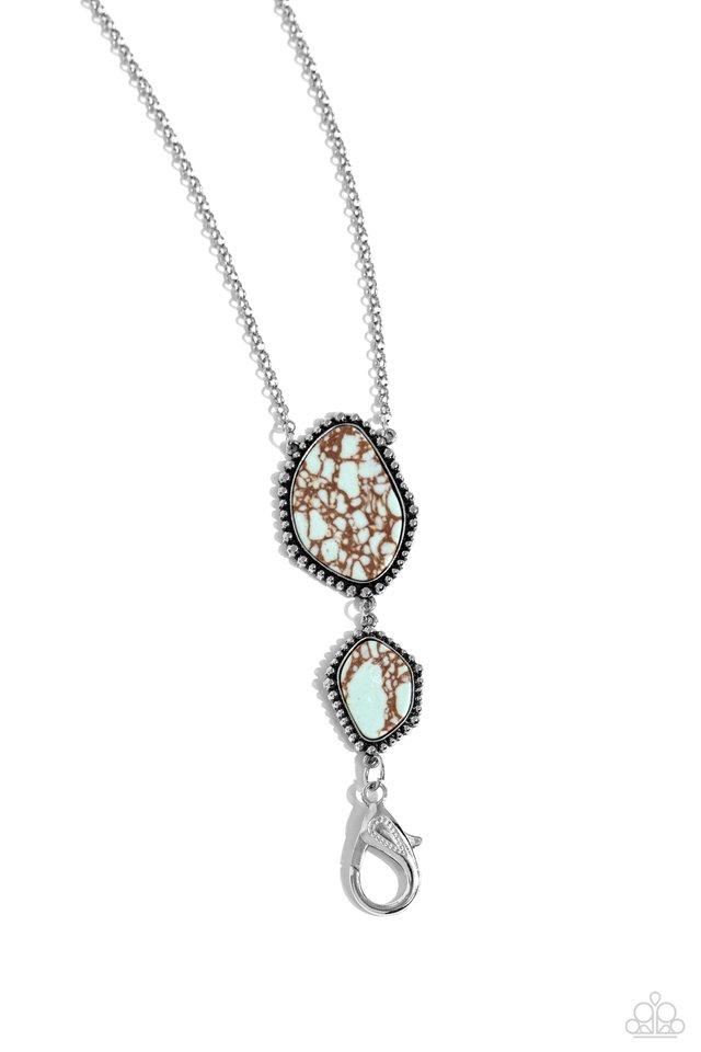 Desert Darling - Blue - Paparazzi Necklace Image