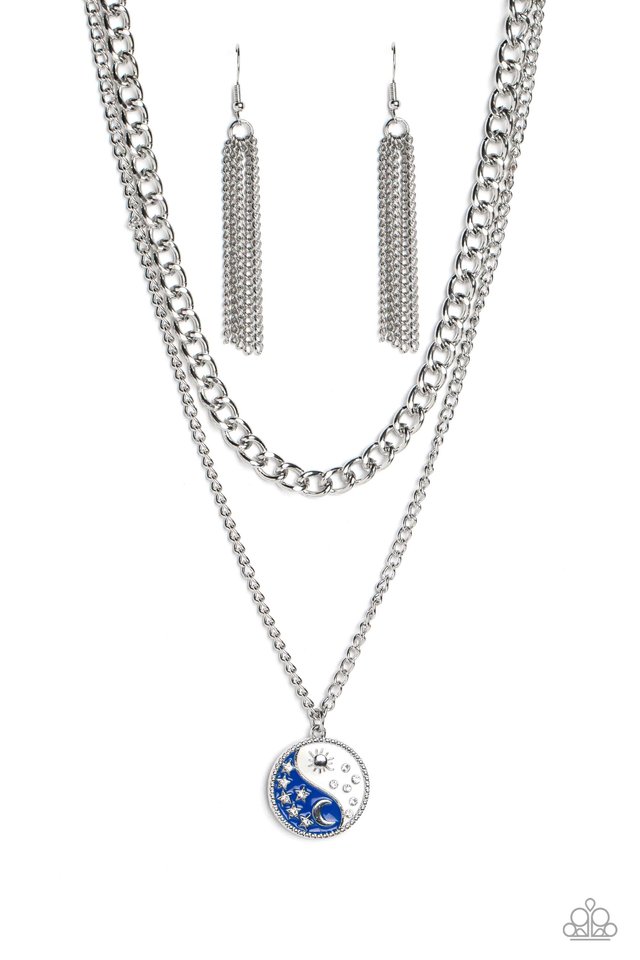 Night and Day - Blue - Paparazzi Necklace Image