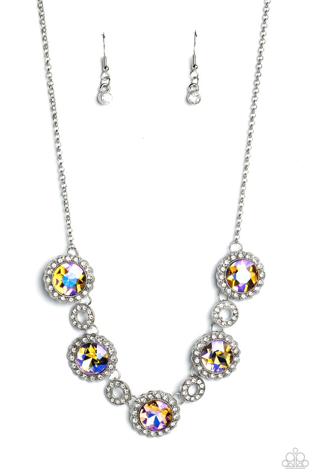 Gorgeous Gems - Orange - Paparazzi Necklace Image