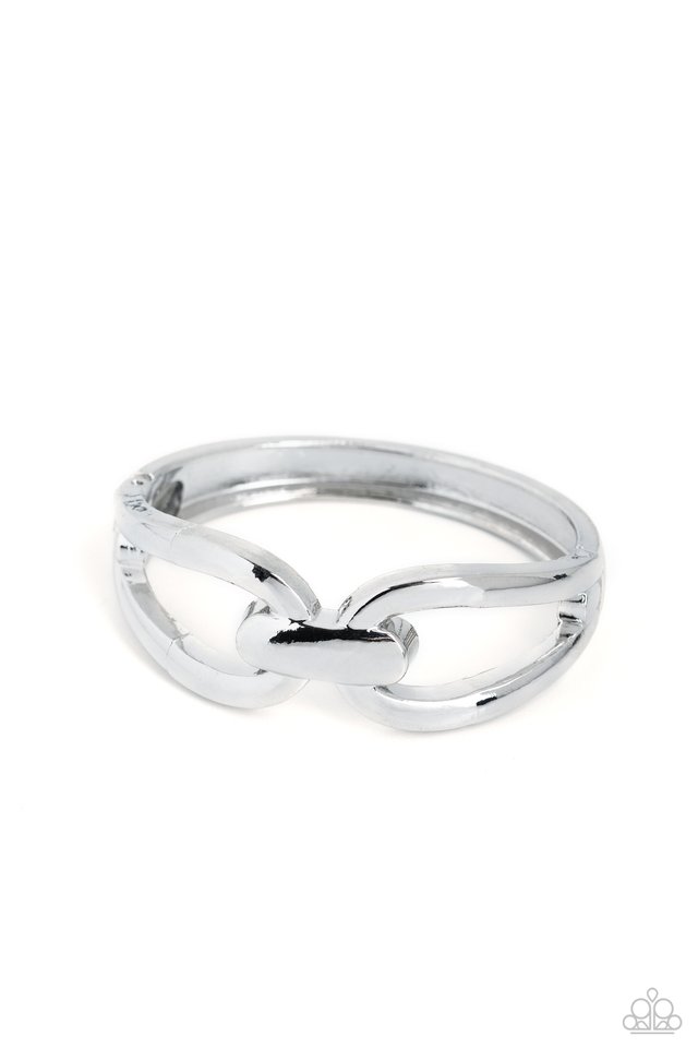 Mechanic Masquerade - Silver - Paparazzi Bracelet Image