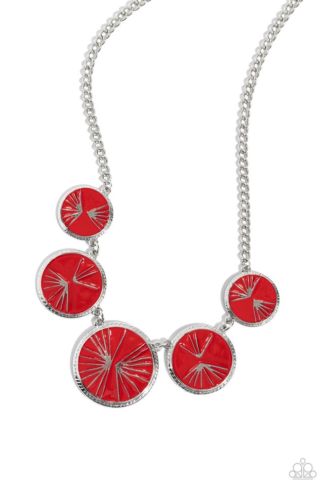 PALM Before the Storm - Red - Paparazzi Necklace Image