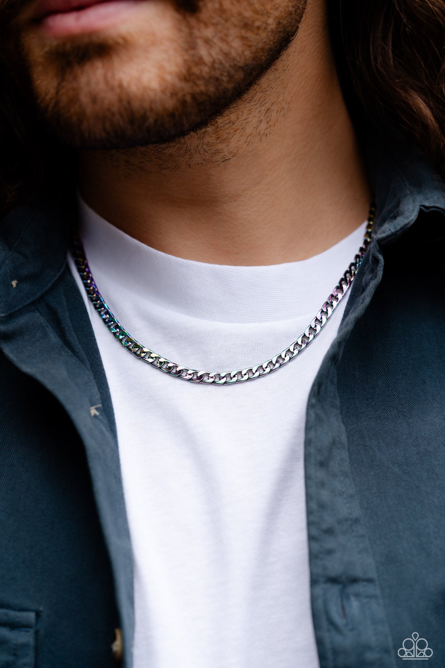 Paparazzi Necklace ~ Industrial Identification - Multi