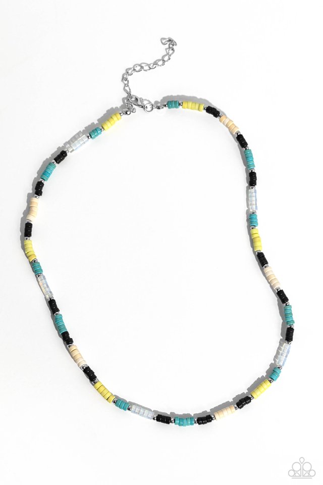 Oasis Outline - Black - Paparazzi Necklace Image