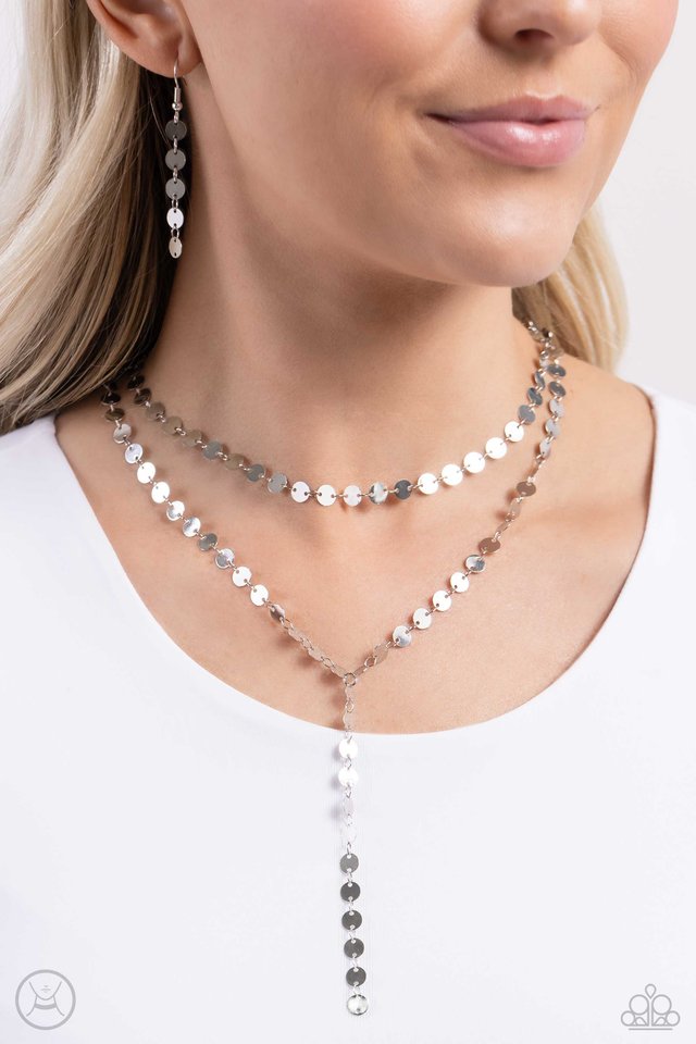 Reeling in Radiance - Silver - Paparazzi Necklace Image