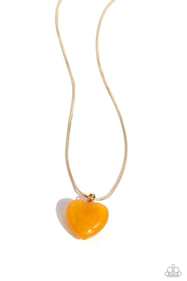 Prismatic Pastime - Gold - Paparazzi Necklace Image