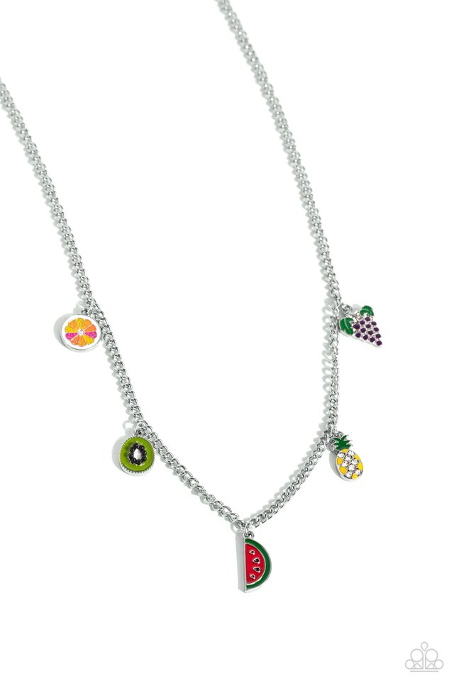 Fruity Flair - Multi - Paparazzi Necklace Image