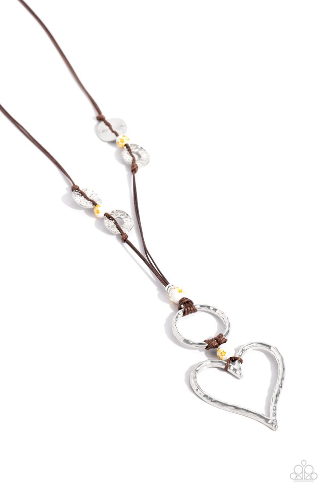 KNOT Over Yet - Yellow - Paparazzi Necklace Image