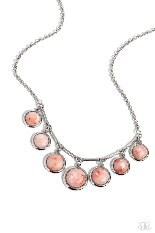 Rustic Recognition - Orange - Paparazzi Necklace Image