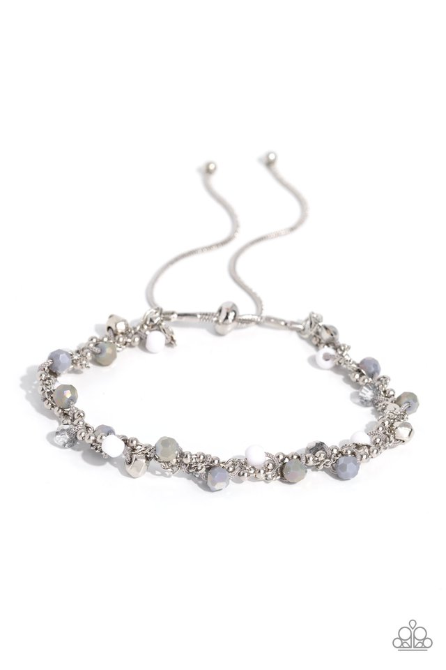 Show-Stopping Sass - Silver - Paparazzi Bracelet Image