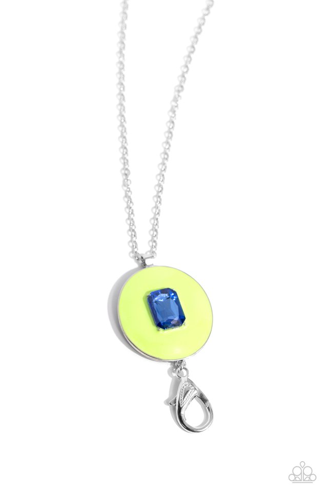 Caliber Collision - Green - Paparazzi Necklace Image