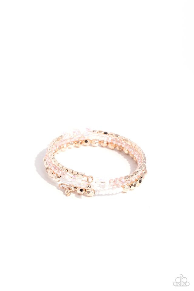 Boundless Behavior - Rose Gold - Paparazzi Bracelet Image
