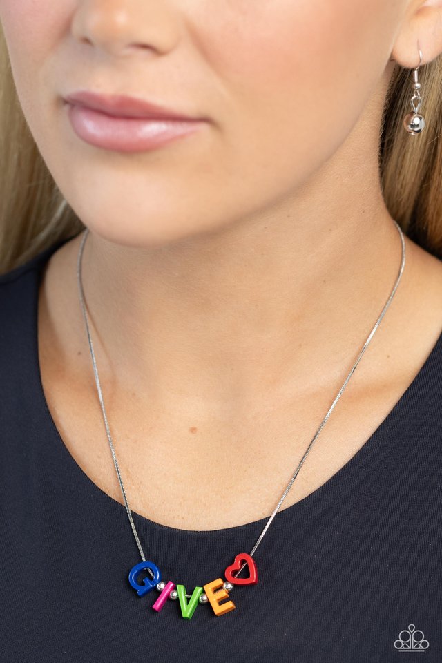 Give Me Some Love - Multi - Paparazzi Necklace Image