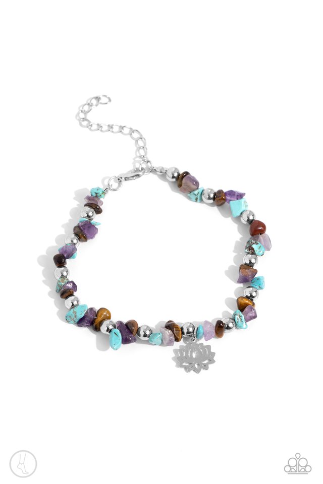Lotus Landslide - Multi - Paparazzi Bracelet Image